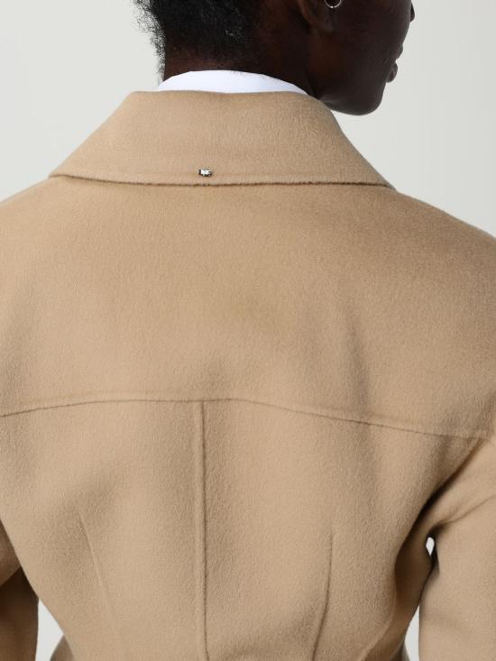 25FW 스포트막스 코트 2522086011600 001 Camel - SPORTMAX