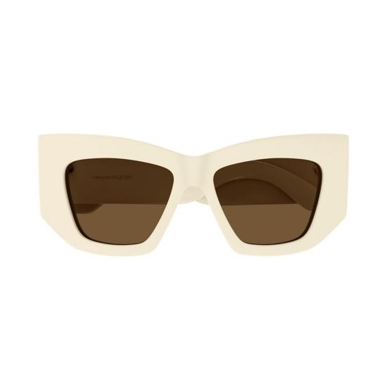  알렉산더 맥퀸 선글라스 AM0448S 004 Ivory - ALEXANDER MCQUEEN