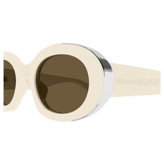  알렉산더 맥퀸 선글라스 AM0445S 004 Ivory - ALEXANDER MCQUEEN