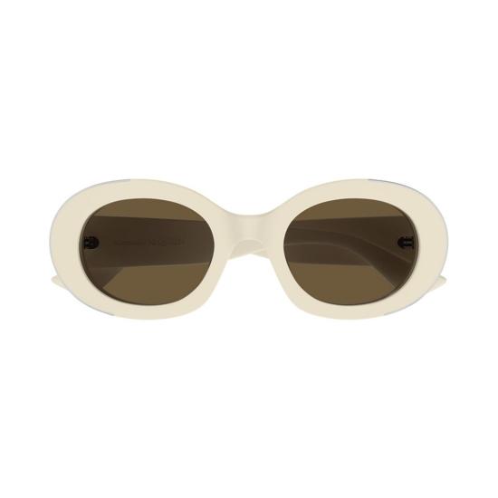  알렉산더 맥퀸 선글라스 AM0445S 004 Ivory - ALEXANDER MCQUEEN