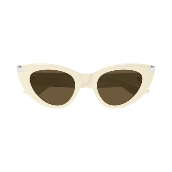  알렉산더 맥퀸 선글라스 AM0442S 004 Ivory - ALEXANDER MCQUEEN