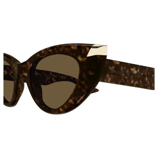  알렉산더 맥퀸 선글라스 AM0442S 003 Havana - ALEXANDER MCQUEEN