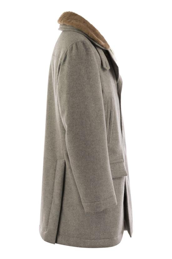  브루넬로 쿠치넬리 코트 MM4006343 CLU21 GREY - BRUNELLO CUCINELLI