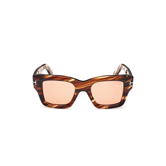  톰포드 선글라스 FT115455E COLOURED HAVANA BROWN - TOMFORD