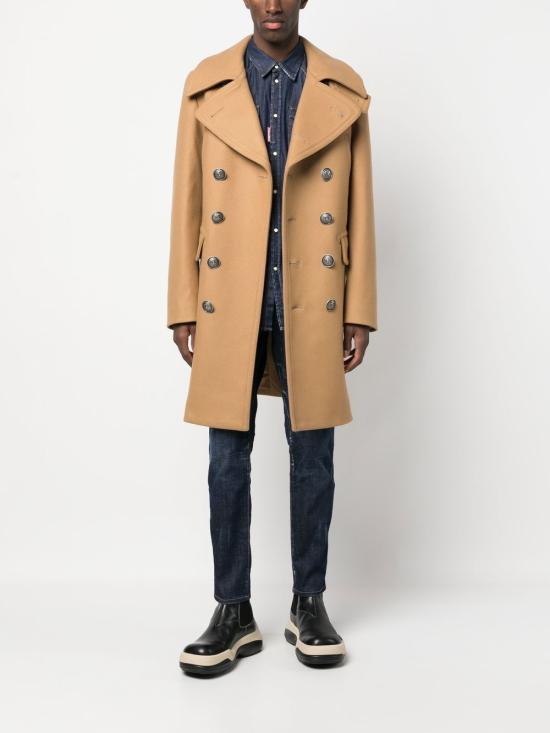  디스퀘어드2 스트레이트 팬츠 S74LB1316S30342470 NAVY BLUE - DSQUARED2