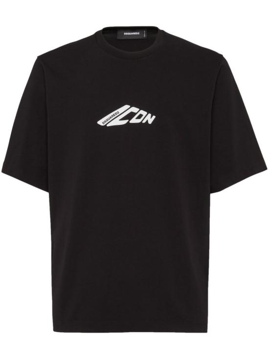 24FW 디스퀘어드2 반팔 티셔츠 S79GC0096D20033900 BLACK