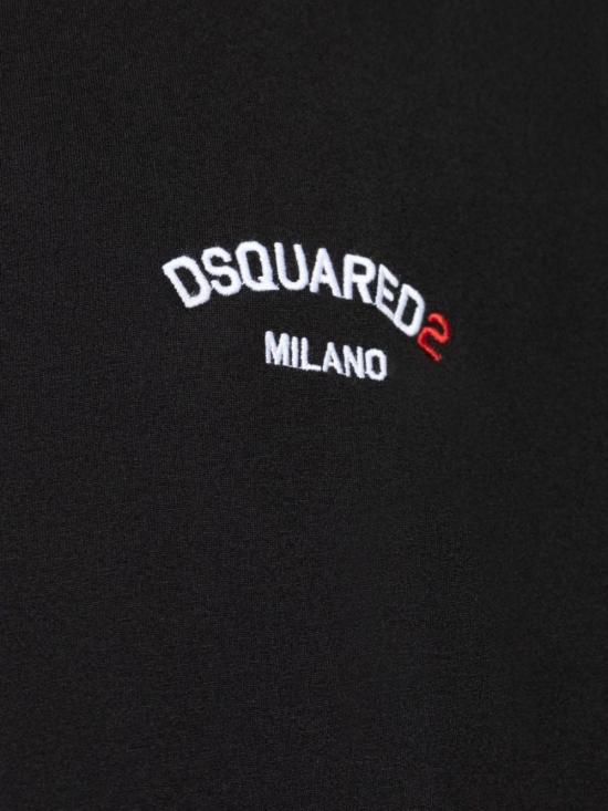  디스퀘어드2 반팔 티셔츠 S74GD1357D20020900 BLACK - DSQUARED2
