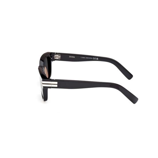  에르메네질도제냐 선글라스 EZ0237 01A Shiny Black - ERMENEGILDO ZEGNA