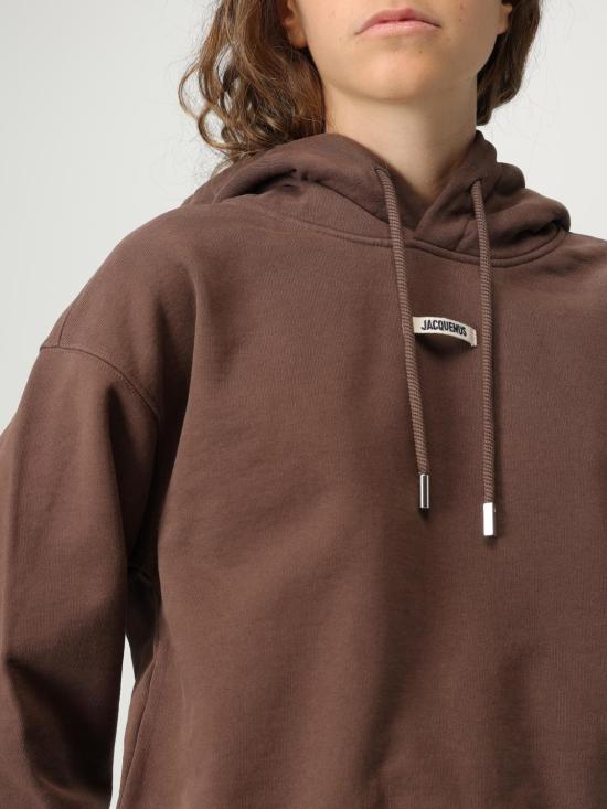 25FW 자크뮈스 스웨터 HOW00247AJ00109 880 Brown - JACQUEMUS