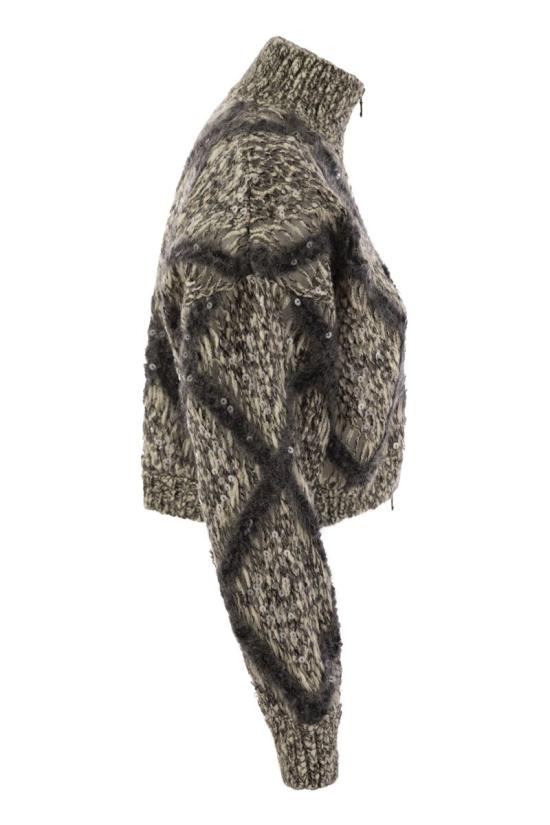  브루넬로 쿠치넬리 터틀넥 MCER10226P CZM37 GREY - BRUNELLO CUCINELLI