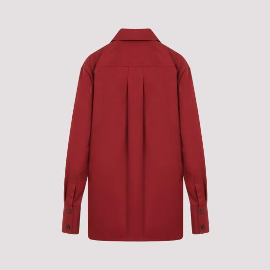 25FW 생로랑 셔츠 786696Y3A99 6287 RED - SAINT LAURENT