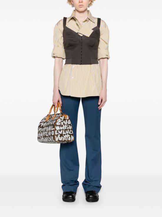  비비안웨스트우드 스트레이트 팬츠 1F010008W00R8K414 Blue - VIVIENNE WESTWOOD