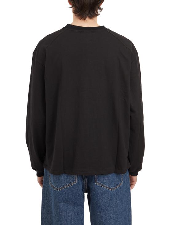  루드 긴팔 티셔츠 HRHSS24TT21012610 BLACK - RHUDE