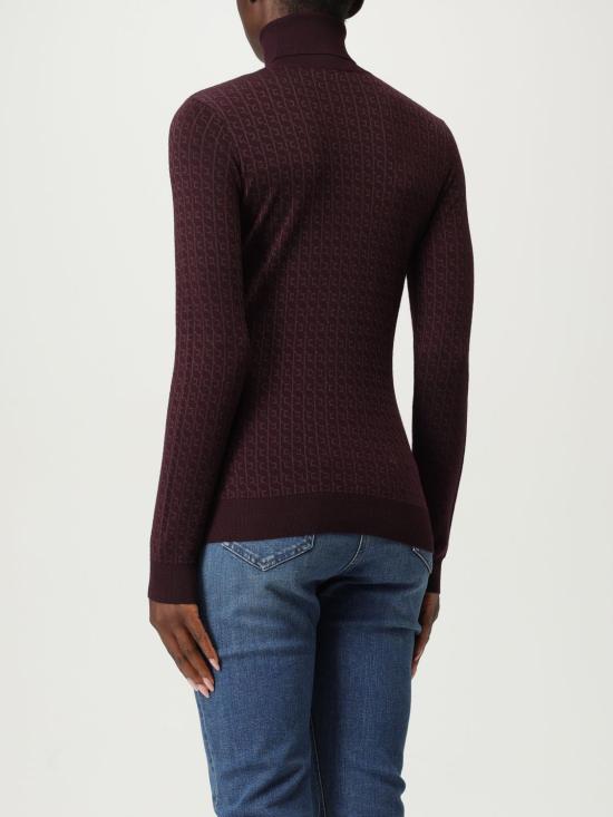 25FW 엘리자베타프랜치 터틀넥 MK23S EA4 Wine - ELISABETTA FRANCHI