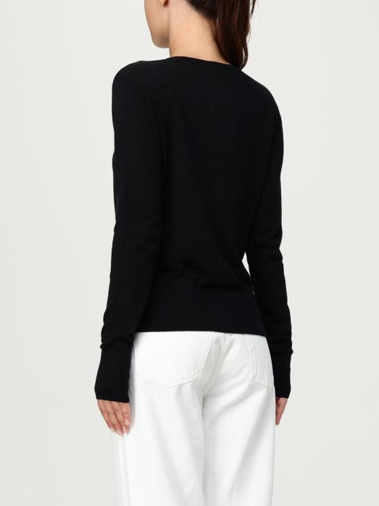 25FW 토템 스웨터 243WRT0329YA0079 001 Black - TOTEME