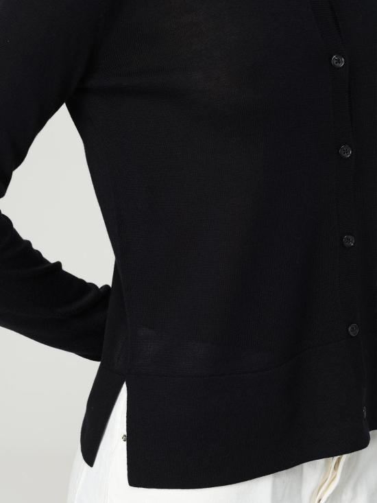 25FW 토템 스웨터 243WRT0329YA0079 001 Black - TOTEME