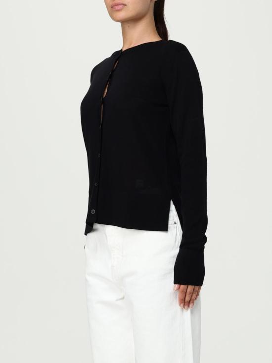 25FW 토템 스웨터 243WRT0329YA0079 001 Black - TOTEME