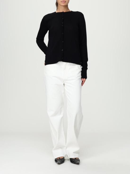 25FW 토템 스웨터 243WRT0329YA0079 001 Black - TOTEME