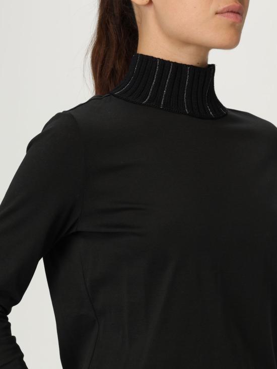 25FW 파비아나 필리피 터틀넥 JED215F137L579 VR8 Black - FABIANA FILIPPI