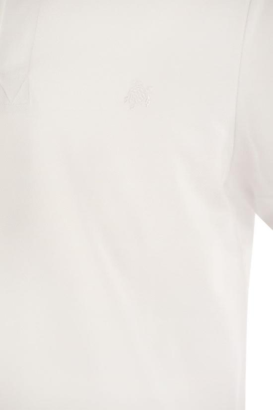  빌보콰 폴로 티셔츠 PLTH2N00 010 WHITE - VILEBREQUIN