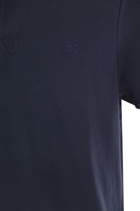  빌보콰 폴로 티셔츠 PLTH2N00 390 MARINE BLUE - VILEBREQUIN