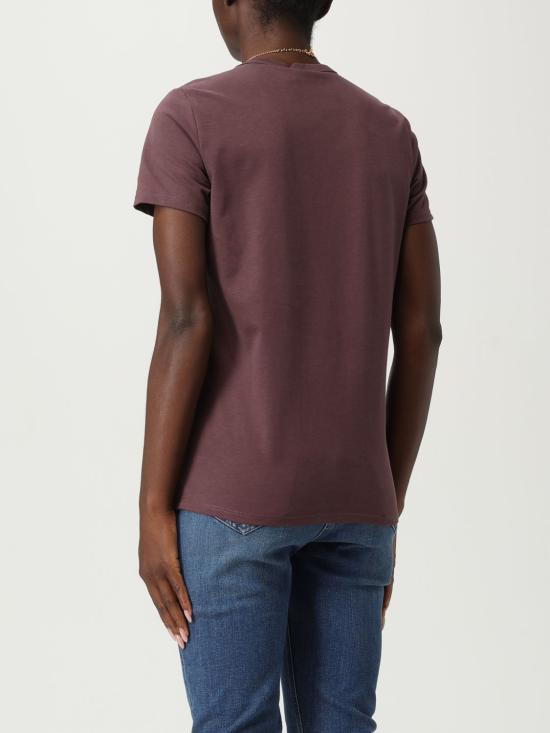 25FW 엘리자베타프랜치 반팔 티셔츠 MA009 EA4 Violet - ELISABETTA FRANCHI