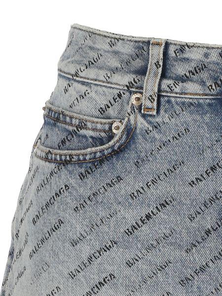  발렌시아가 숏팬츠 744972TQW66 4141 Denim - BALENCIAGA