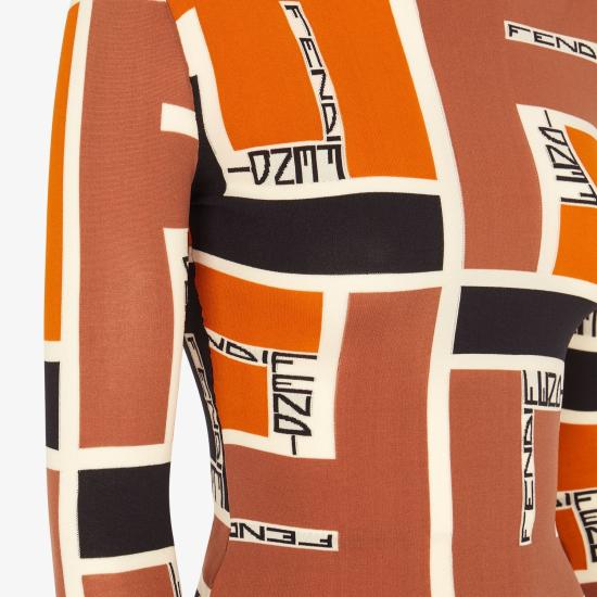  펜디 터틀넥 FZXB60ARV2F1NZQ Orange - FENDI