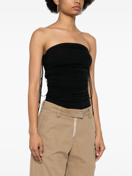  월포드 바디수트 티셔츠 771077005 Black - WOLFORD