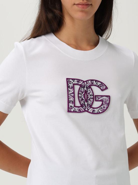 25FW 돌체앤가바나 반팔 티셔츠 F8V61ZGDC6U W0800 White - DOLCE & GABBANA