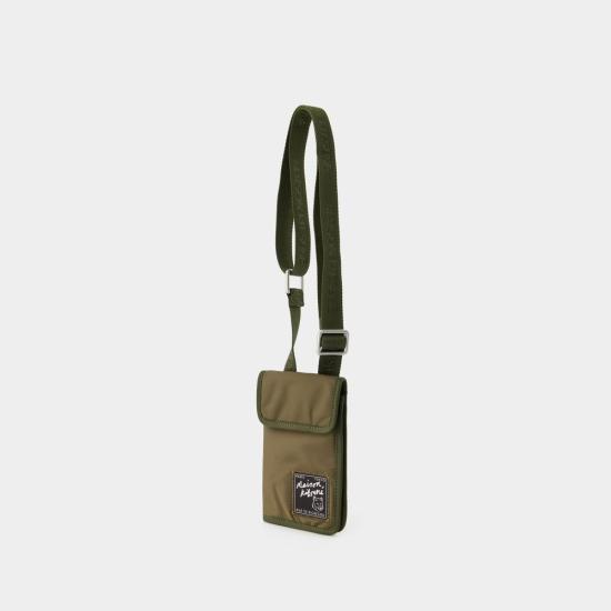  메종키츠네 크로스백 LM05362WQ1001P360 KHAKI - MAISON KITSUNE