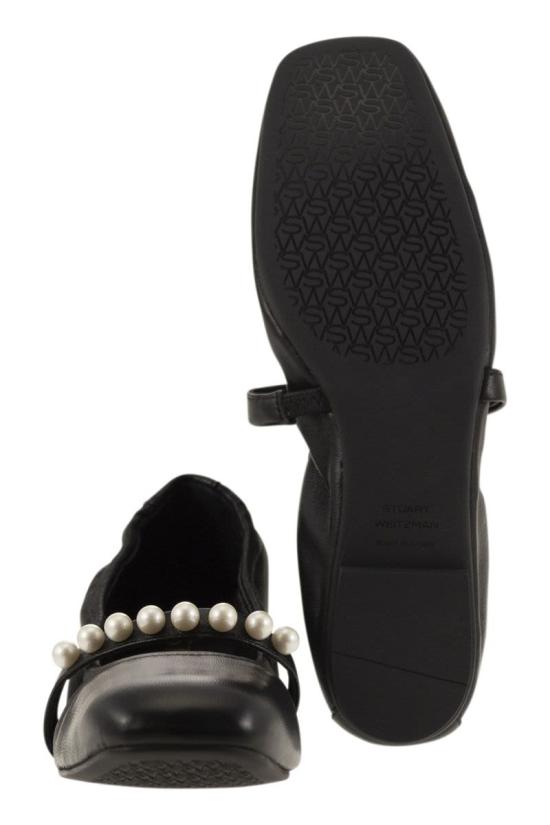  스튜어트 와이츠먼 플랫 슈즈 SF896BLK BLACK - STUART WEITZMAN