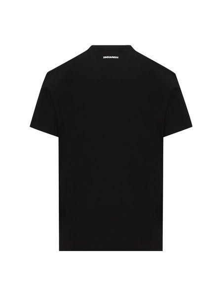  디스퀘어드2 반팔 티셔츠 S71GD1239S23009900 BLACK - DSQUARED2