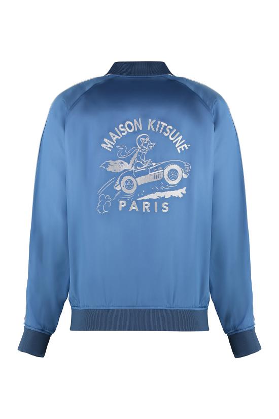  메종키츠네 긴팔 티셔츠 MW02103WF0023 P428 Light Blue - MAISON KITSUNE