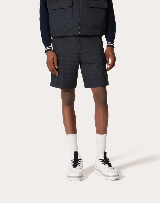  발렌티노 가라바니 숏팬츠 5V3RDD45A7T NAVY - VALENTINO GARAVANI