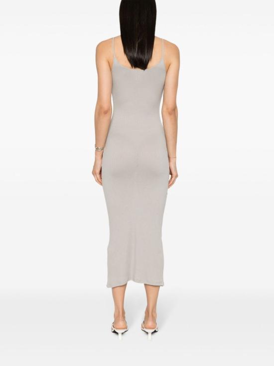  마제스틱필라쳐 미디 원피스 M043FRO249ROBE683 Dove Grey - MAJESTIC FILATURES