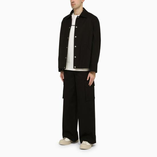  질샌더 긴팔 셔츠 J23BN0003J45071 001 black - JIL SANDER