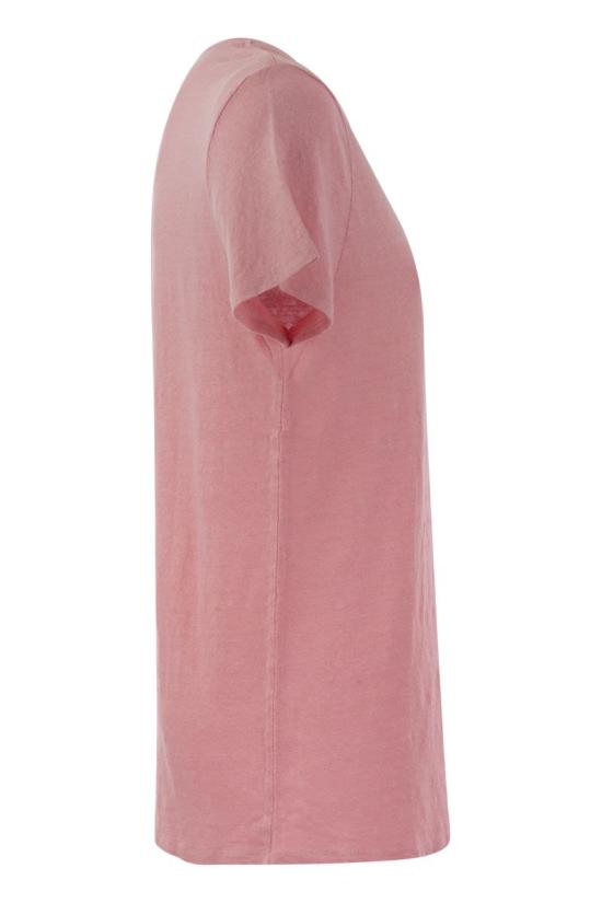  마제스틱필라쳐 반팔 티셔츠 E24MGD011 FTS162 445 PINK - MAJESTIC FILATURES