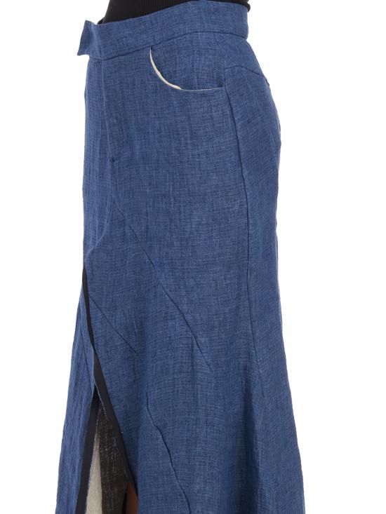  알레산드라 마치 롱 스커트 H32419001540 BLUE - ALESSANDRA MARCHI