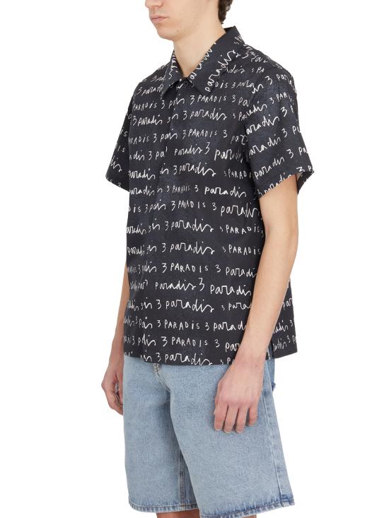  3 파라디 반팔 셔츠 HSS24150 BLACK - 3PARADIS
