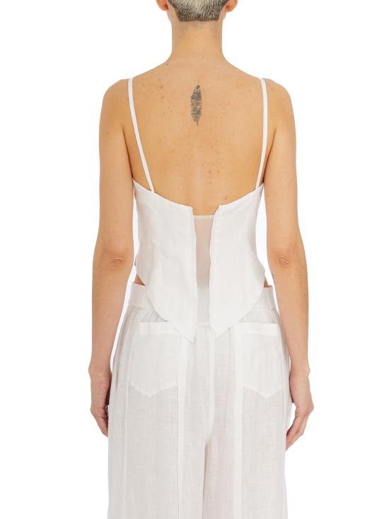  엔유 민소매 티셔츠 HY2411015101 WHITE - NU