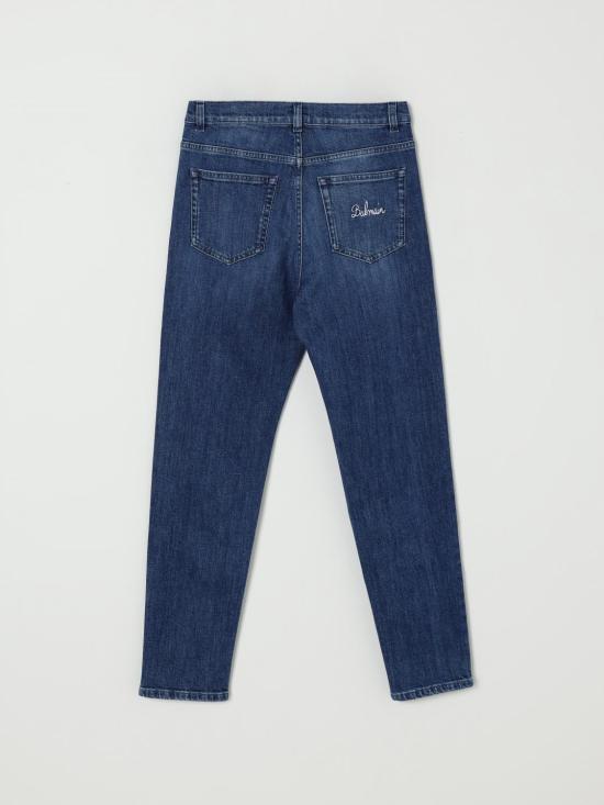 25FW [키즈] 발망 진 BX6R30D0038 619OR Blue - BALMAIN