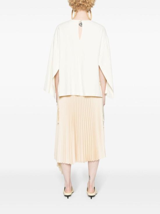  에리카 카발리니 긴팔 티셔츠 P4SR02A20 White - ERIKA CAVALLINI