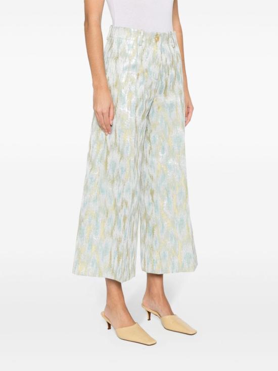  에리카 카발리니 스트레이트 팬츠 P4SQ02MXLAG MultiColour - ERIKA CAVALLINI