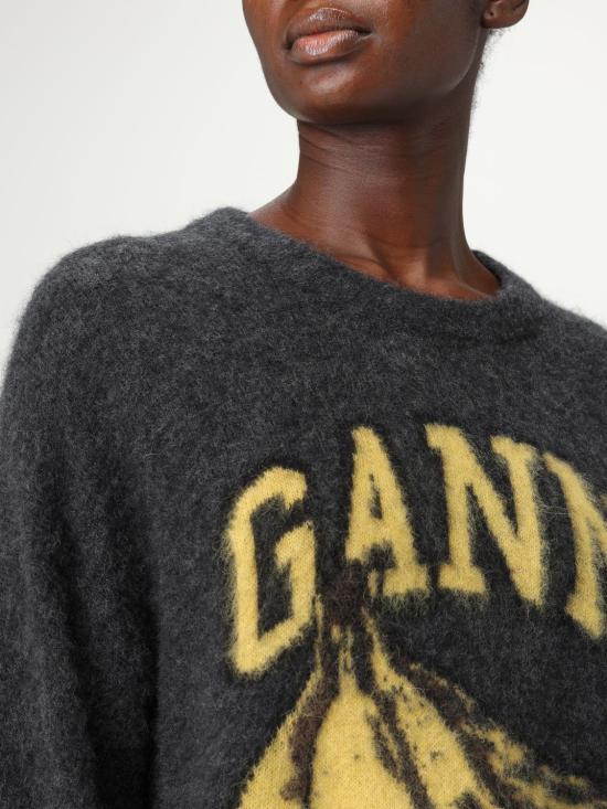 25FW 가니 스웨터 K2516 252 Grey - GANNI