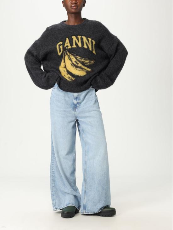 25FW 가니 스웨터 K2516 252 Grey - GANNI