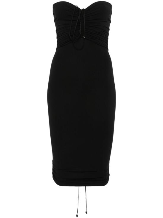  월포드 미디 원피스 571617005 Black