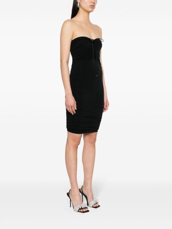  월포드 미디 원피스 571617005 Black - WOLFORD