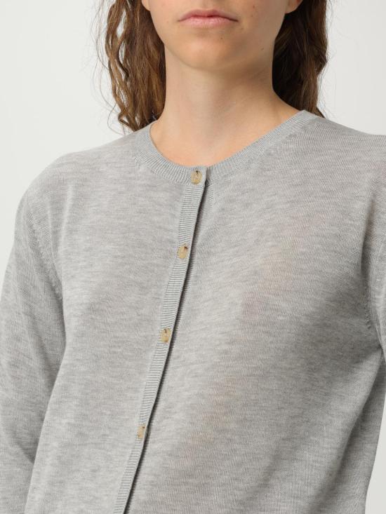 25FW 토템 가디건 243WRT0329YA0079 074 Grey - TOTEME