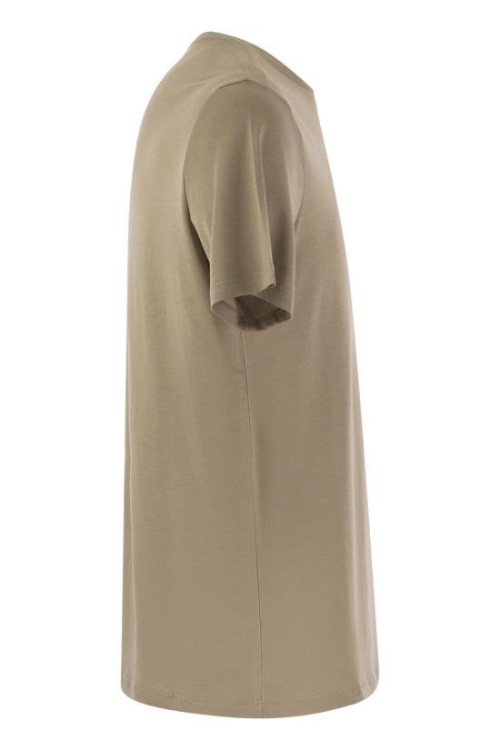  마제스틱필라쳐 반팔 티셔츠 S24M296 HTS022 683 SAND - MAJESTIC FILATURES